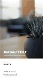 Mobile Screenshot of madau.net